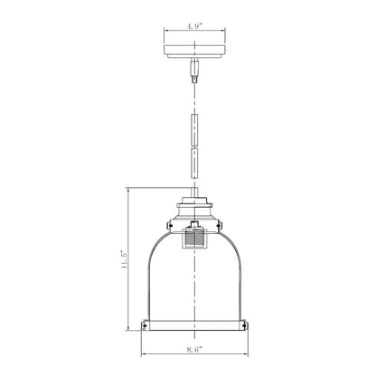 Z-Lite 1 Light Pendant