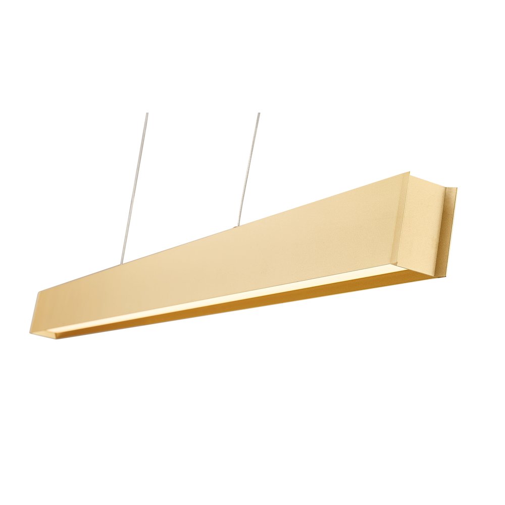 Z-Lite 1 Light Linear Chandelier, Gold