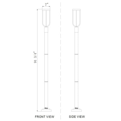 Z-Lite 1 Light Outdoor Post Mounted Fixture