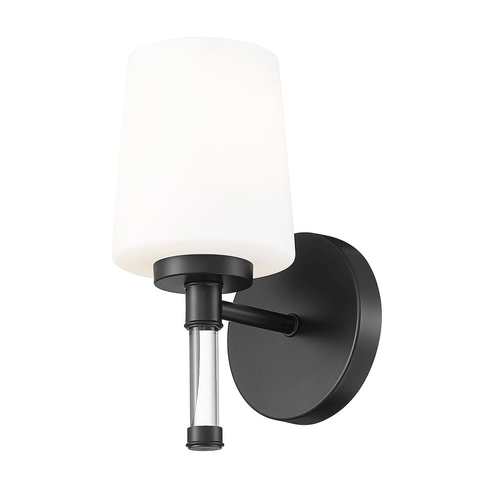 Z-Lite 1 Light Vanity, Matte Black