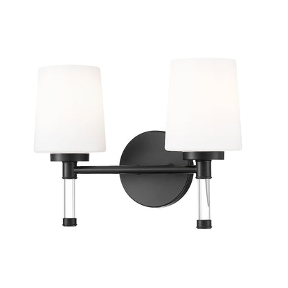 Z-Lite 2 Light Vanity, Matte Black