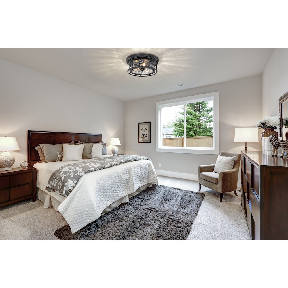 Z-Lite 3 Light Flush Mount