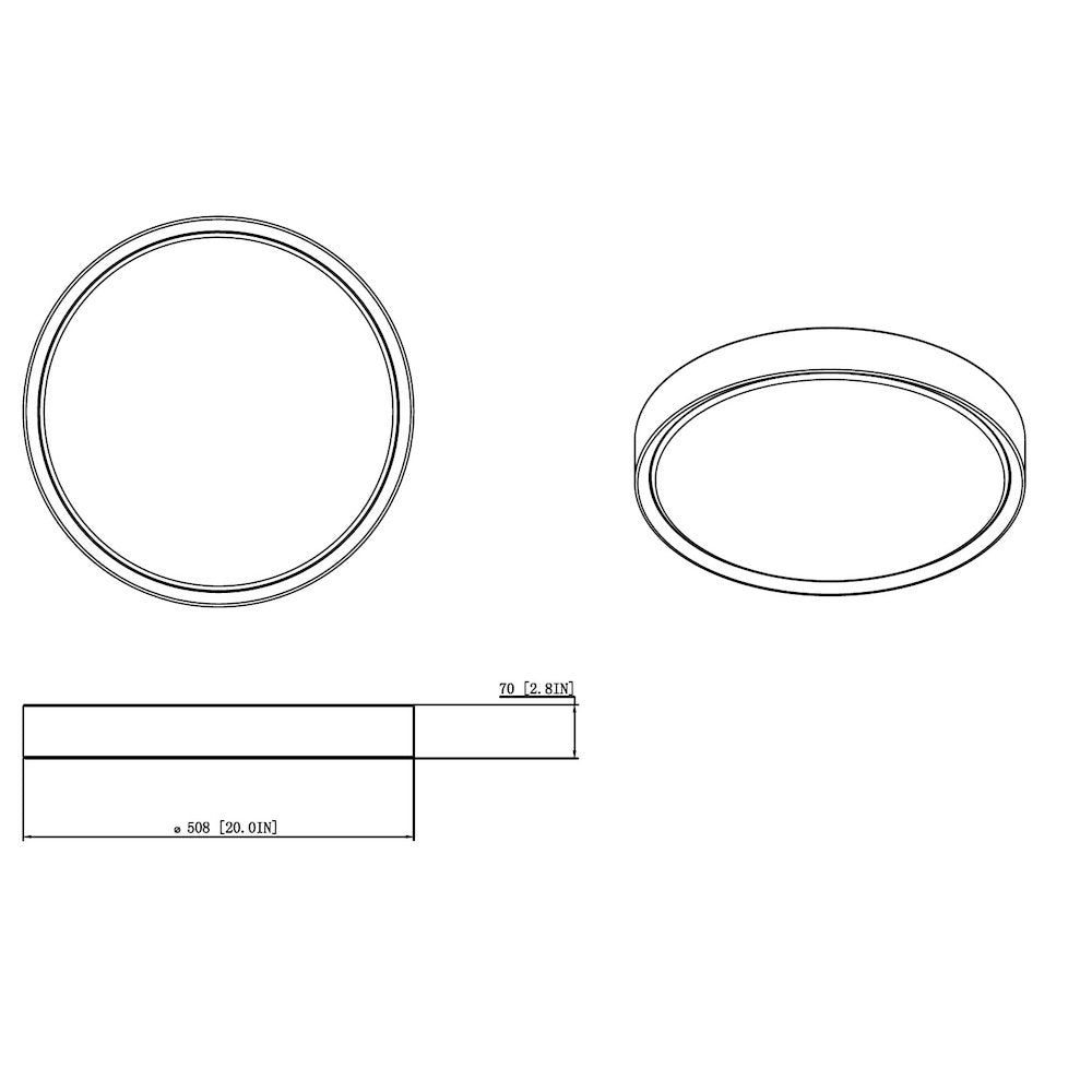 Z-Lite 1 Light Flush Mount