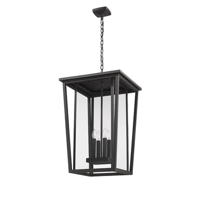 Z-Lite 4 Light Outdoor Chain Mount Ceiling Fixture