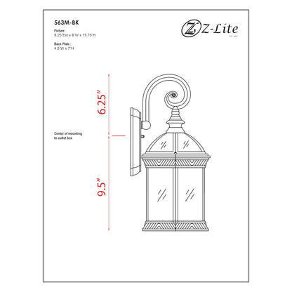 Z-Lite 1 Light Outdoor Wall Light
