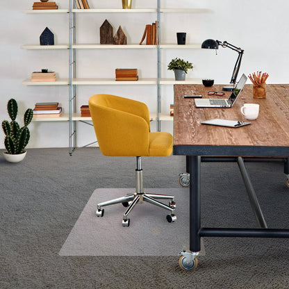Vinyl Rectangular Chair Mat for Carpets up to 1/4" - 45" x 53"