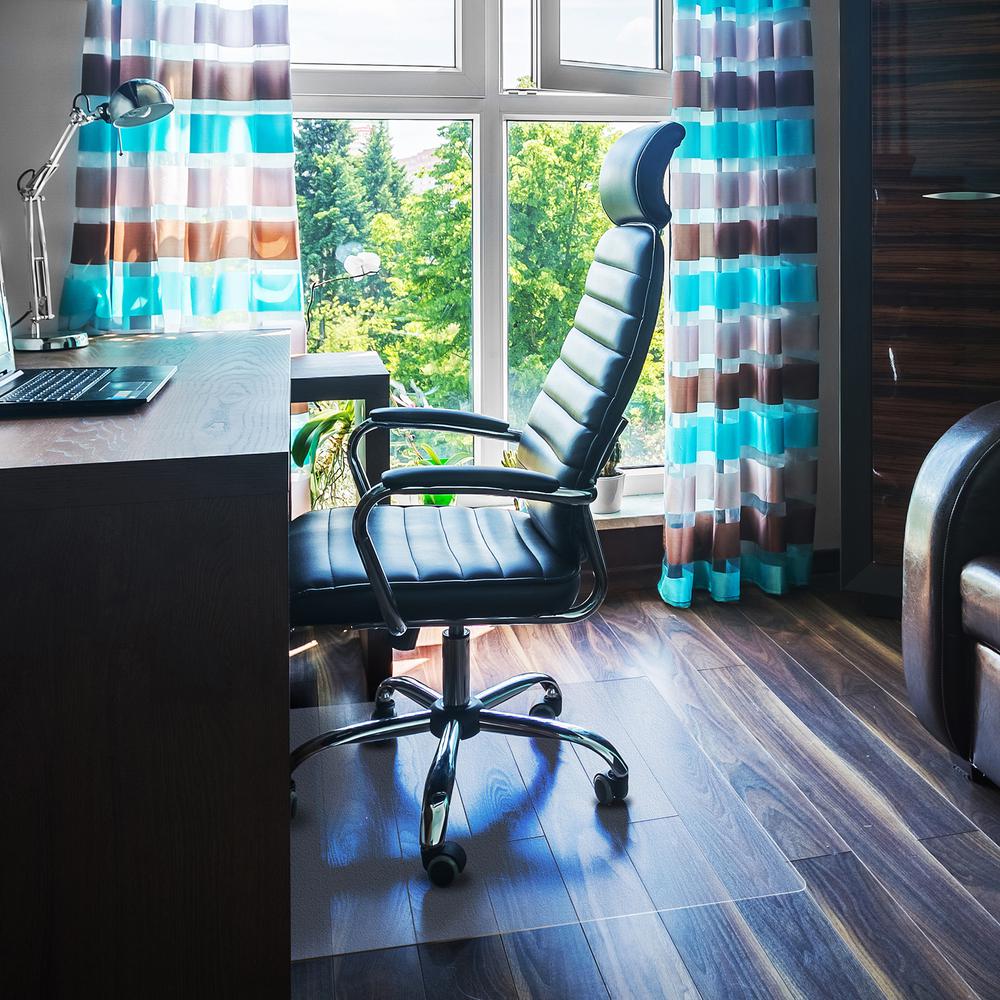 Ultimat® Polycarbonate Rectangular Chair Mat for Hard Floor - 35" x 47"