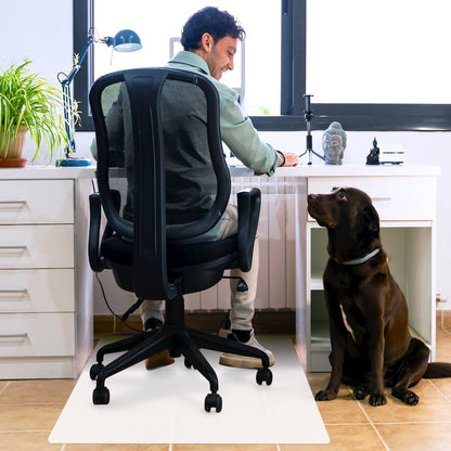 Rectangular Anti Slip Chair Mat for Hard Floors - 29" x 46"