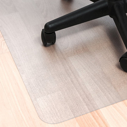 Ecotex® BioPlus Rectangular Polycarbonate Chair Mat for Hard Floors - 46" x 60"