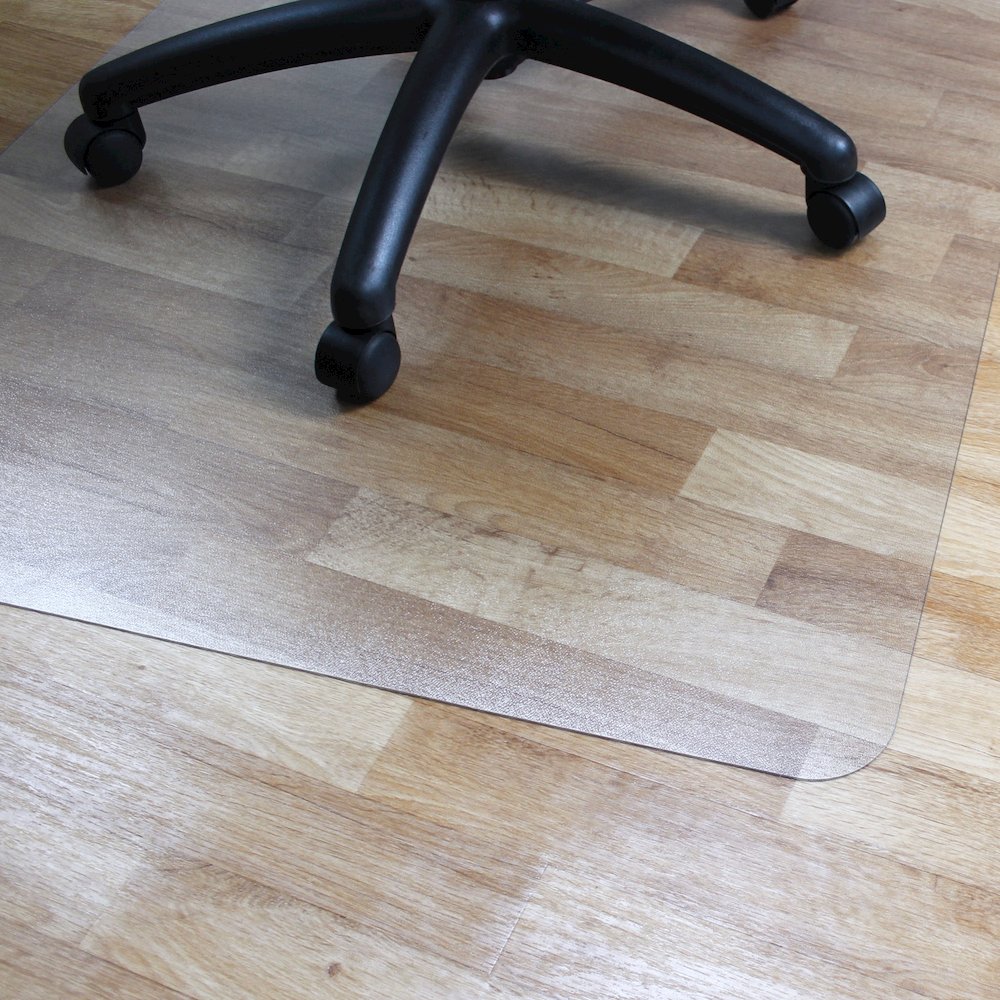 Vinyl Rectangular Chair Mat for Hard Floor - 48" x 60"