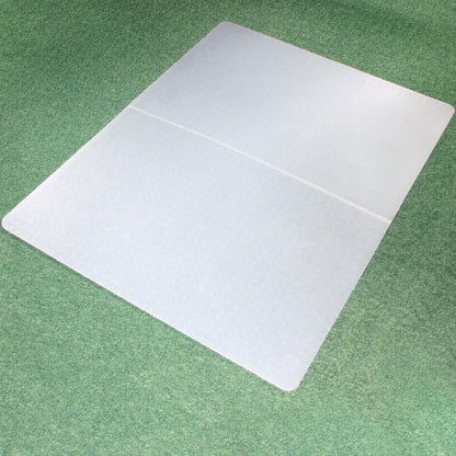 Cleartex Polypropylene Rectangular Foldable Chair Mat for Carpets - 35" x 46"
