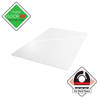 Valuemat® Plus Polycarbonate Rectangular Chair Mat for Hard Floor - 48" x 51"