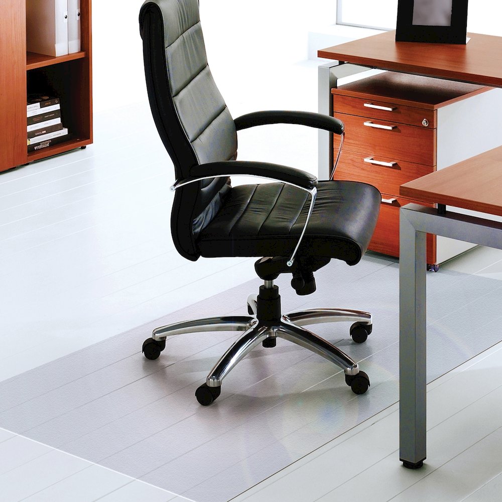 Vinyl Rectangular Chair Mat for Hard Floor - 48" x 118"