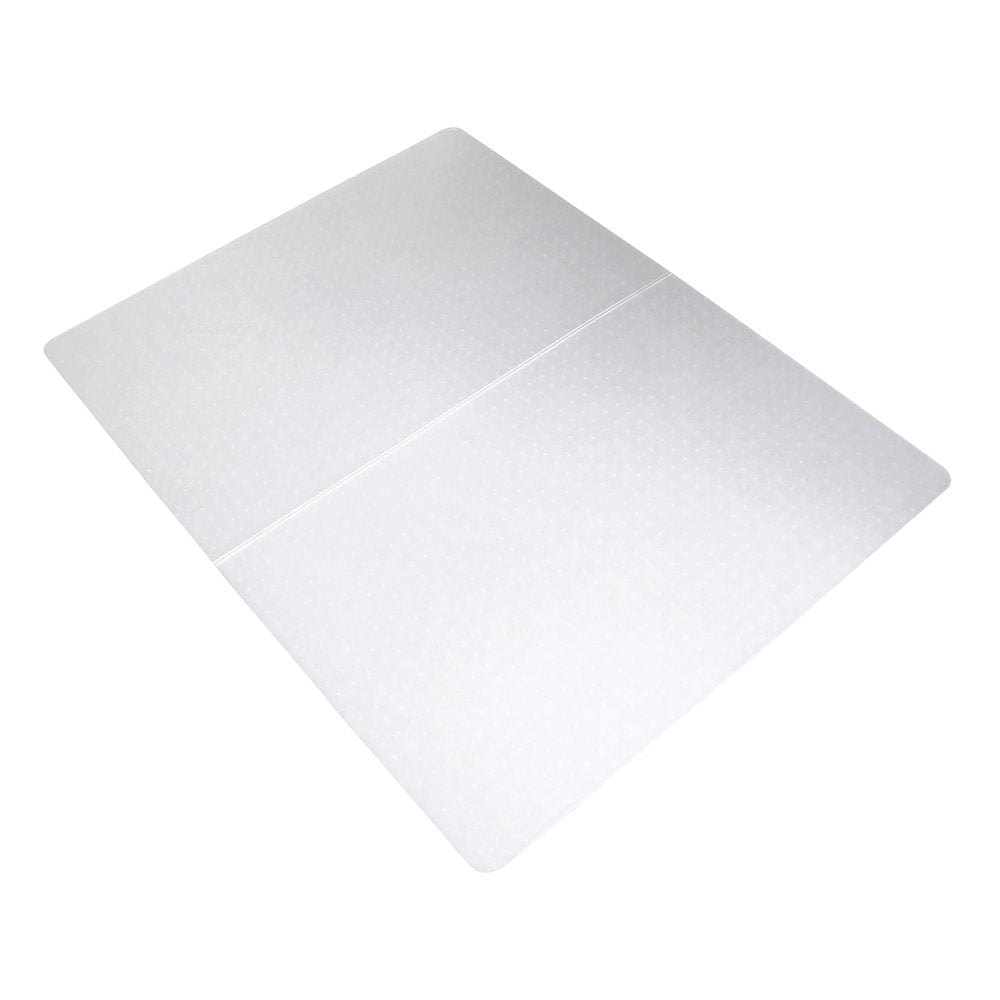 Cleartex Polypropylene Rectangular Foldable Chair Mat for Carpets - 35" x 46"