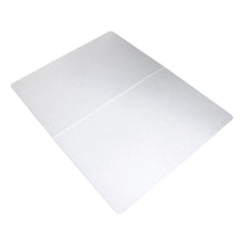 Cleartex Polypropylene Rectangular Foldable Chair Mat for Carpets - 35" x 46"