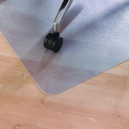 Rectangular Chair Mat with Anti-Slip Backing For Hard Floors - 30" x 48"