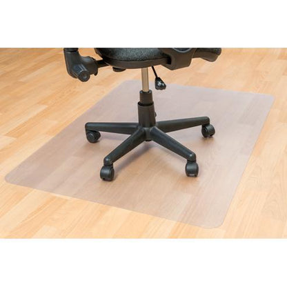 Rectangular Chair Mat with Anti-Slip Backing For Hard Floors - 30" x 48"