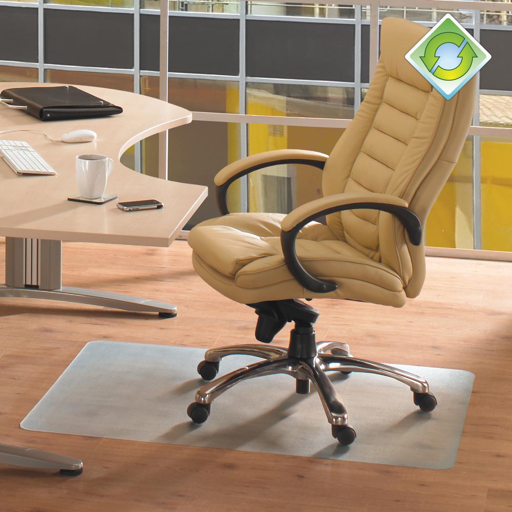 Rectangular Chair Mat with Anti-Slip Backing For Hard Floors - 30" x 48"