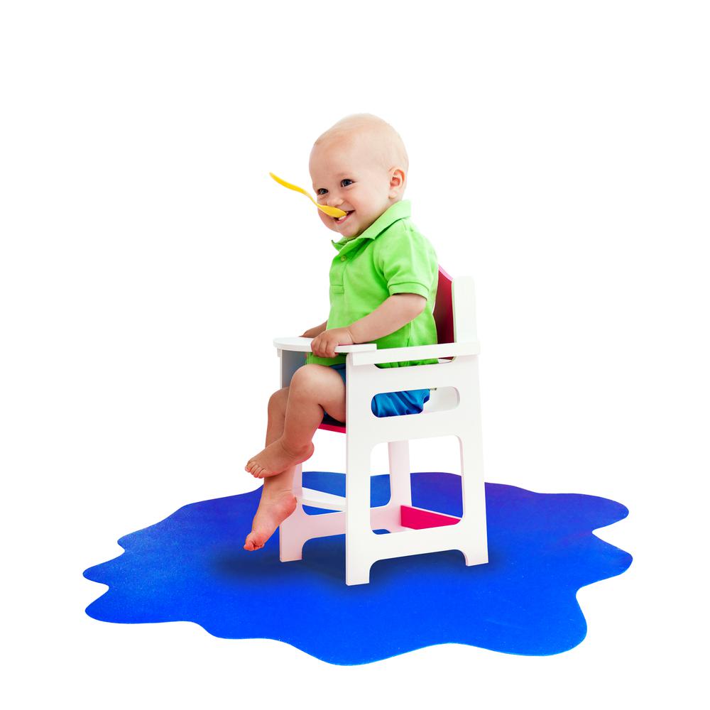 Blue Multi-Purpose Mat for Carpets - 40" x 40"