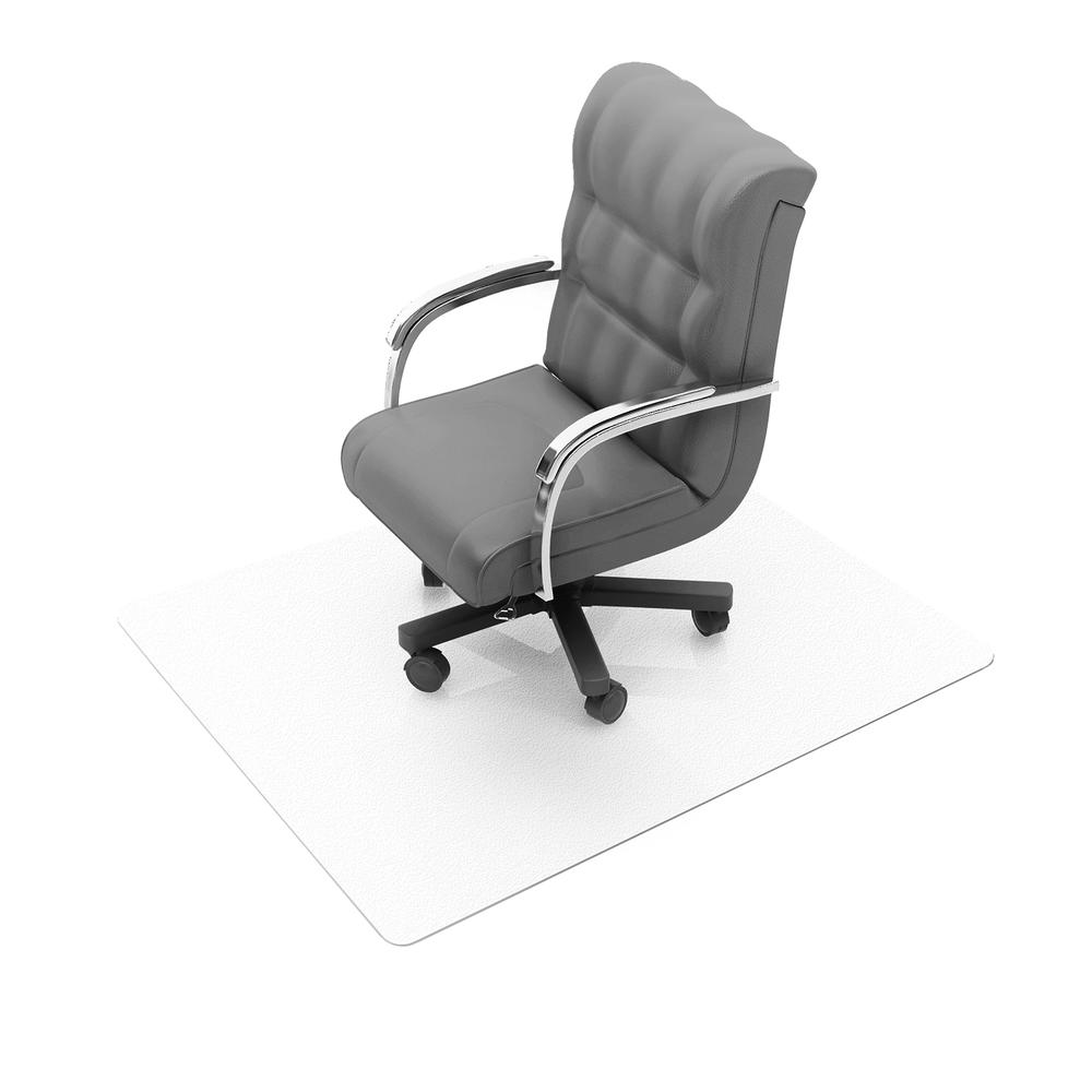 Valuemat Vinyl Rectangular Chair Mat for Hard Floor - 30" x 48"