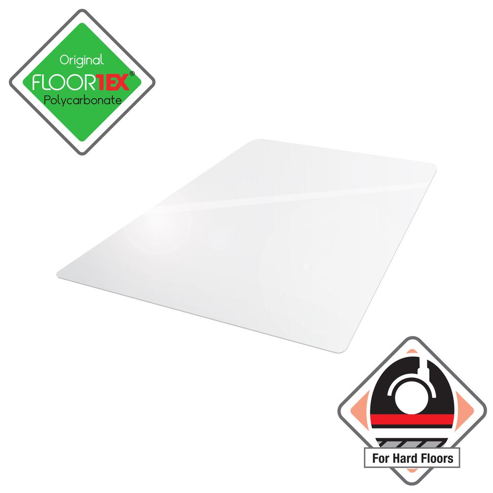 Valuemat® Plus Polycarbonate Rectangular Chair Mat for Hard Floor - 36" x 48"