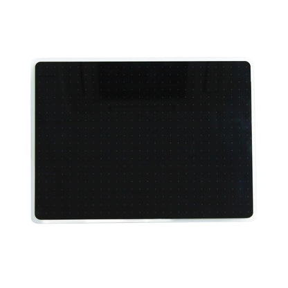 Glacier Black Multi-Purpose Grid Glass Dry Erase Board 24" x 36"