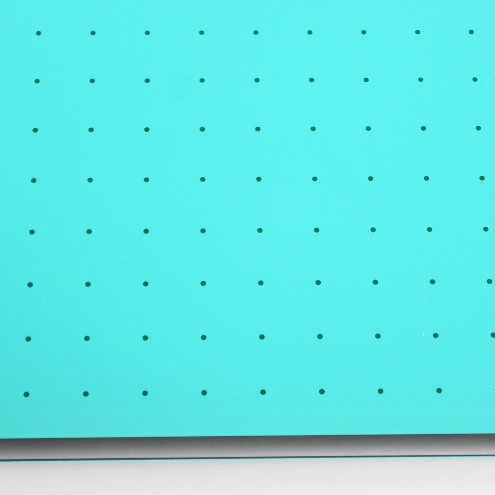 Glacier Teal Multi-Purpose Grid Glass Dry Erase Board 24" x 36"