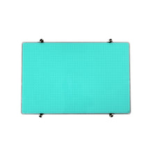 Glacier Teal Multi-Purpose Grid Glass Dry Erase Board 30" x 40"