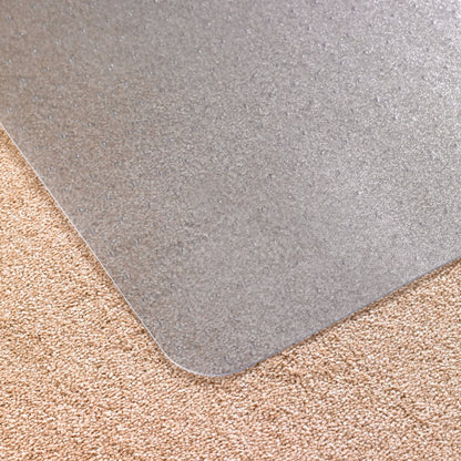Anti-Static Vinyl Rectangular Chair Mat for Carpets up to 3/8" - 48" x 60"