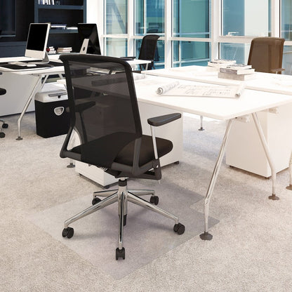 Vinyl Lipped Chair Mat for Carpets up to 3/8" - 45" x 53"