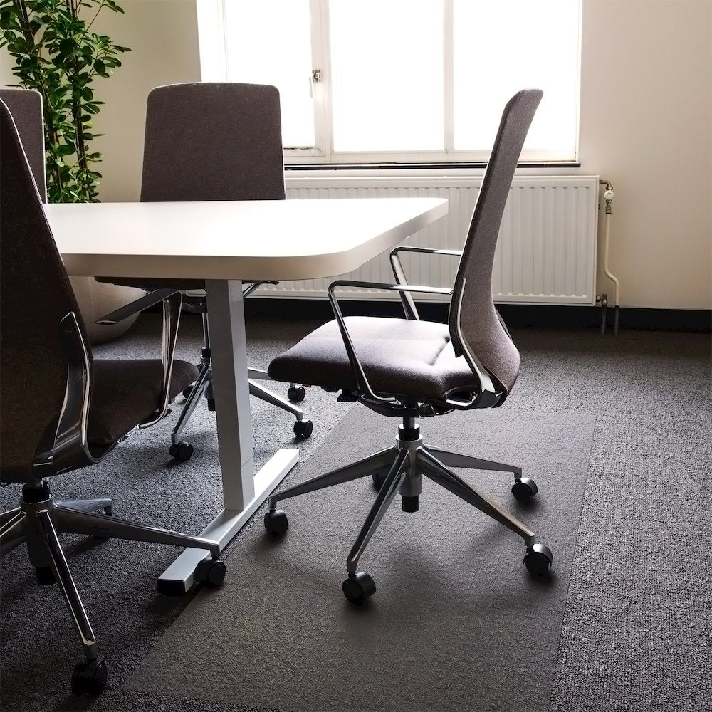 Vinyl Rectangular Chair Mat for Carpets up to 1/4" - 48" x 79"