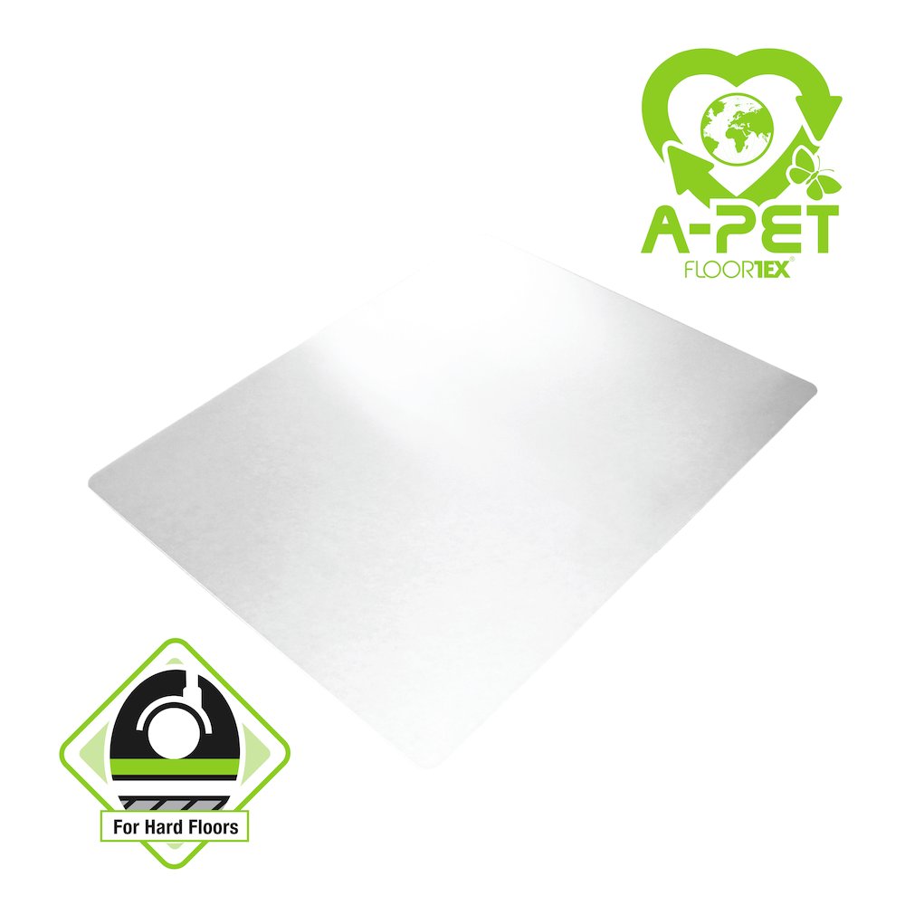 Advantagemat® Plus APET Rectangular Chair Mat for Hard Floors - 29" x 47"