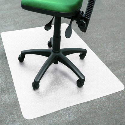 Cleartex Polypropylene Rectangular Foldable Chair Mat for Carpets - 46" x 57"