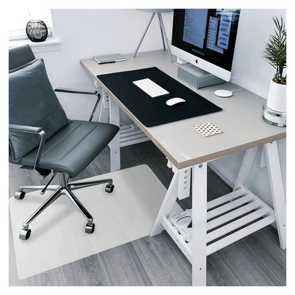 Rectangular Anti-Slip Foldable Chair Mat for Hard Floors - 36" x 48"