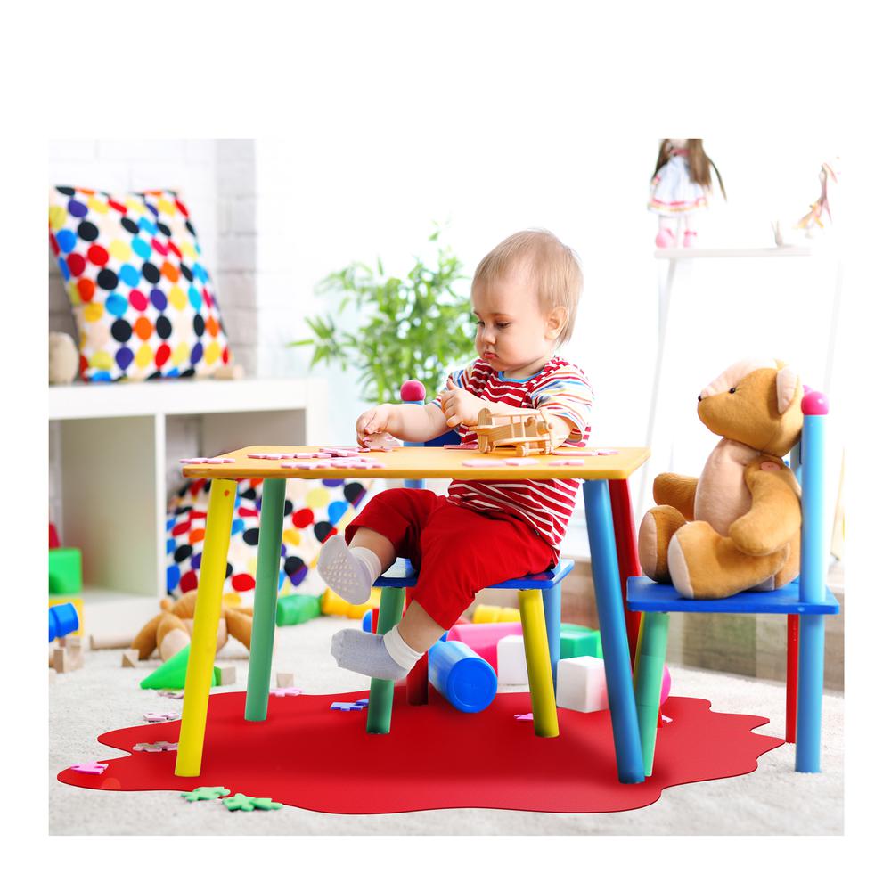 Red Multi-Purpose Mat for Carpets - 40" x 40"