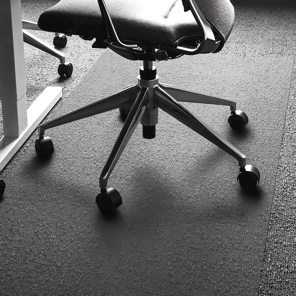 Vinyl Rectangular Chair Mat for Carpets up to 1/4" - 48" x 118"