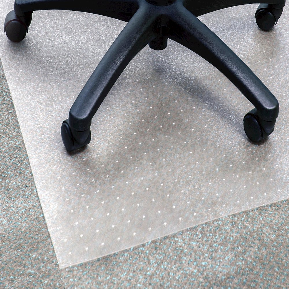 Vinyl Rectangular Chair Mat for Carpets up to 1/4" - 48" x 79"
