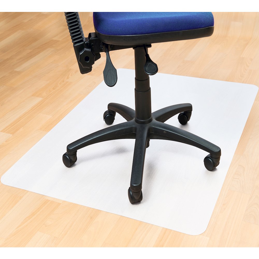 Rectangular Anti-Slip Foldable Chair Mat for Hard Floors - 45" x 53"