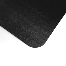 Black Vinyl Rectangular Chair Mat for Hard Floor - 29.5" x 47"