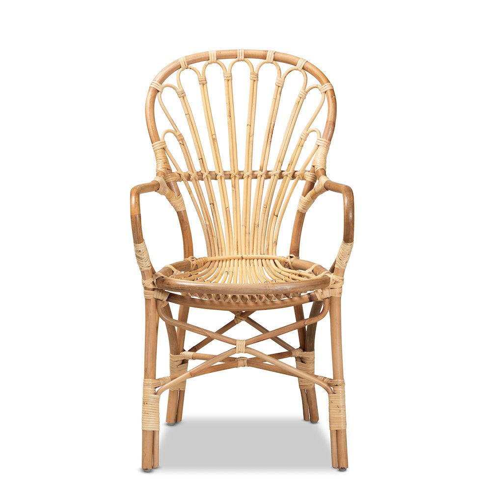 Natural Finished Rattan Dining Chair