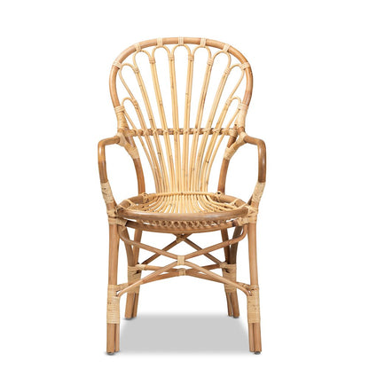 Natural Finished Rattan Dining Chair