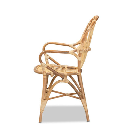 Natural Finished Rattan Dining Chair