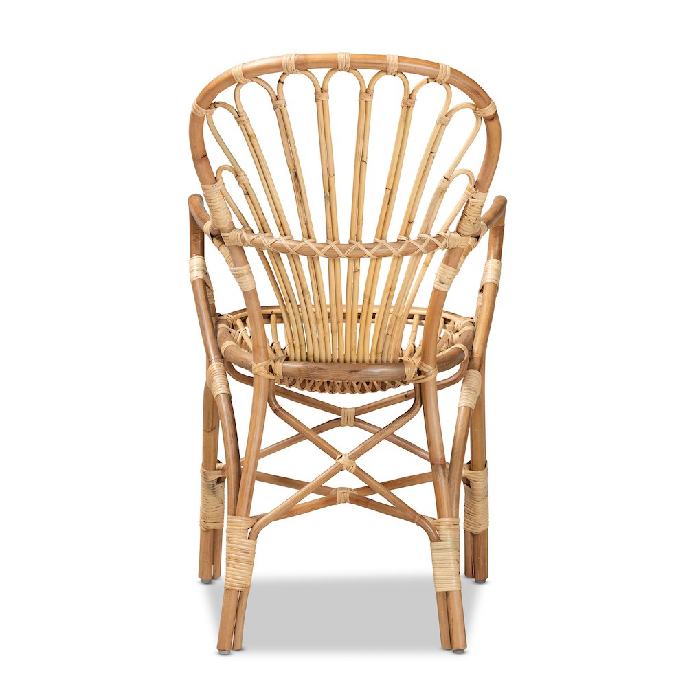 Natural Finished Rattan Dining Chair
