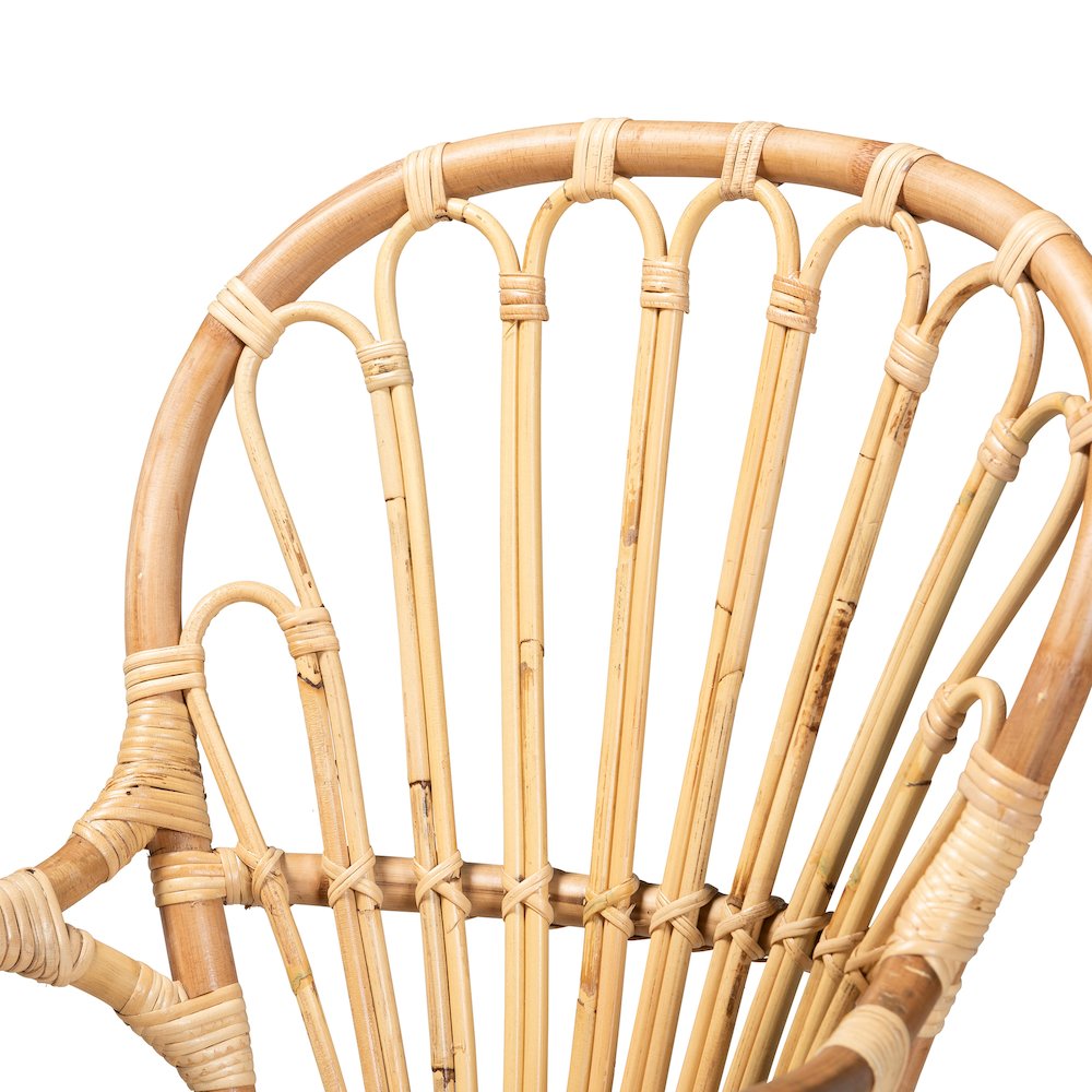 Natural Finished Rattan Dining Chair