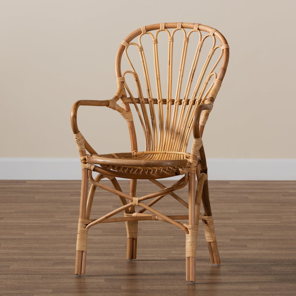 Natural Finished Rattan Dining Chair