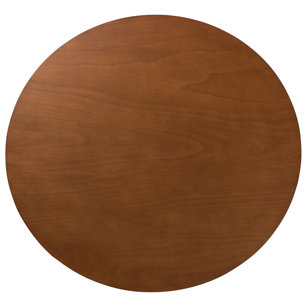 Mana Modern Grey and Walnut Brown Wood 7-Piece Dining Set