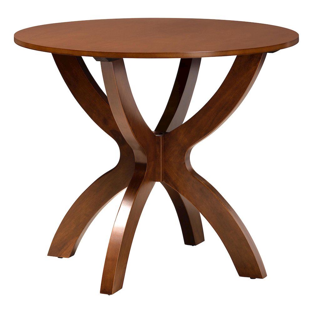 Kenna 5-Piece Dining Set - Mid-Century Modern Round Table and Chair Set