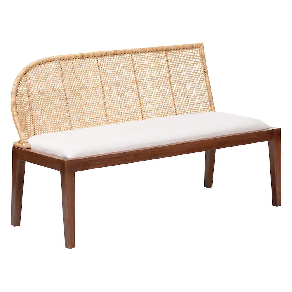 Okinawa 3-Piece Dining Nook Set - L-Shaped Rattan Corner Benches