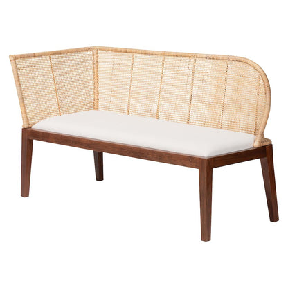 Okinawa 3-Piece Dining Nook Set - L-Shaped Rattan Corner Benches