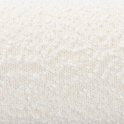 Ralayna Modern Luxe Ivory Boucle Fabric Queen Size Bed
